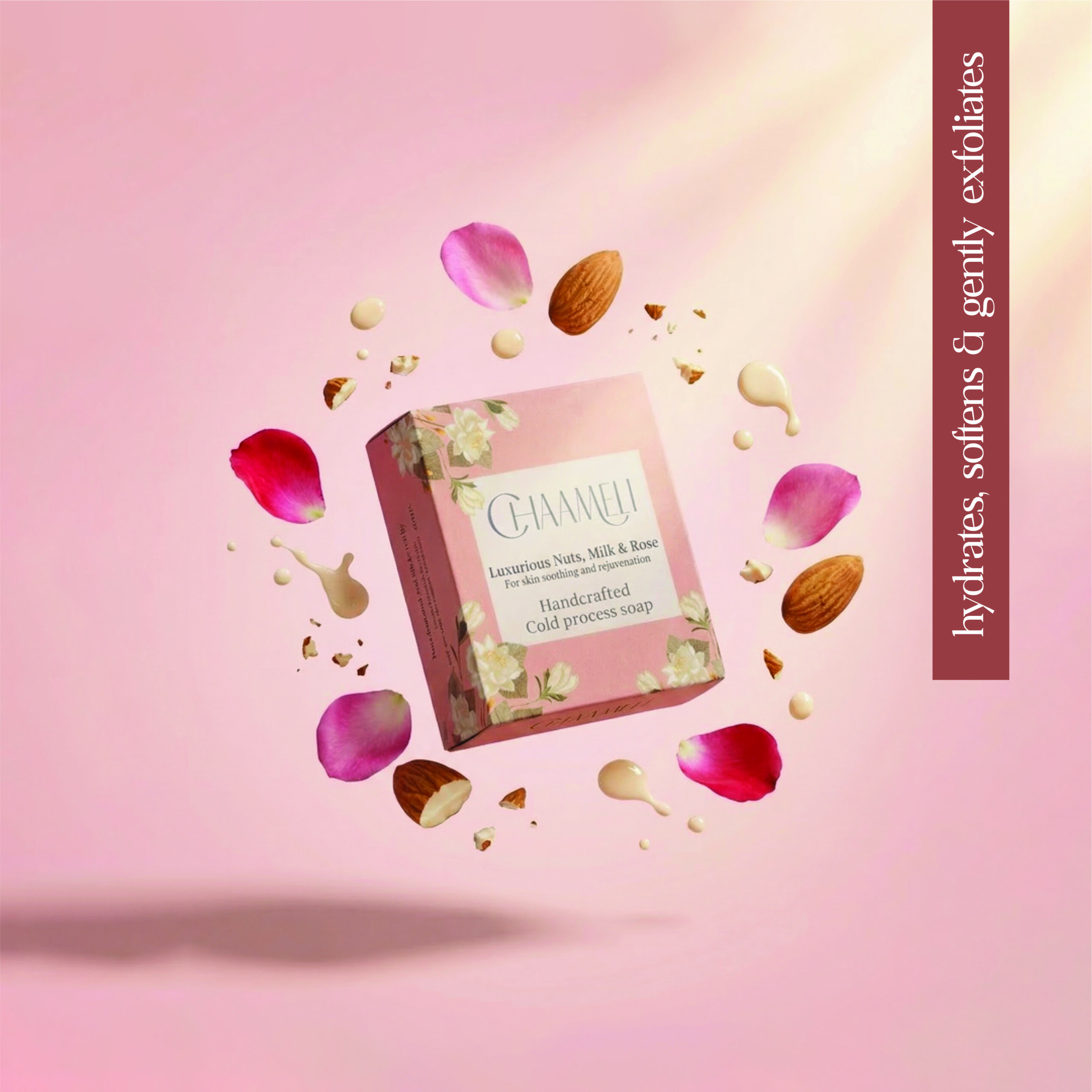 Luxurious Nuts, Milk & Rose Soap